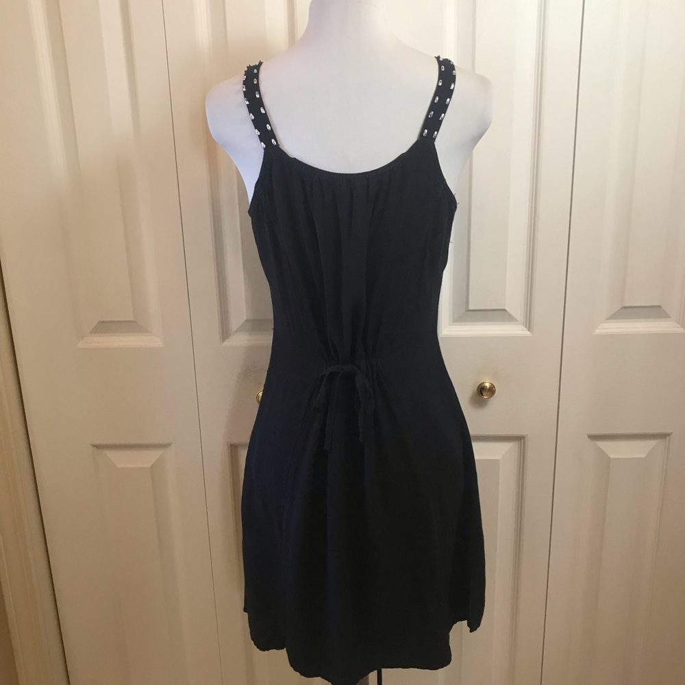 Black Studded Sundress Tie Back sz S by Rayasun - Picture 6 of 8